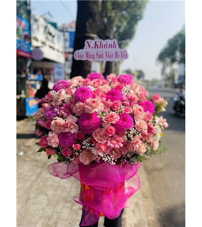 Giỏ hoa sinh nhật 001