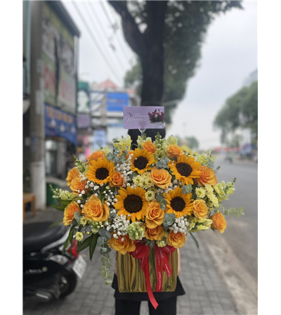 Giỏ hoa sinh nhật 0015