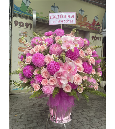 Giỏ hoa sinh nhật 0016