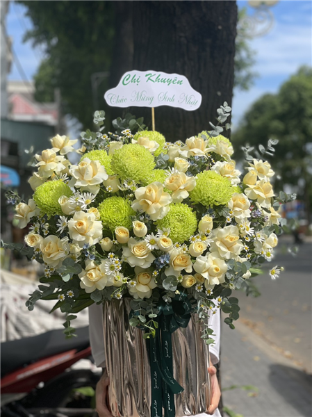 Giỏ hoa sinh nhật 0025