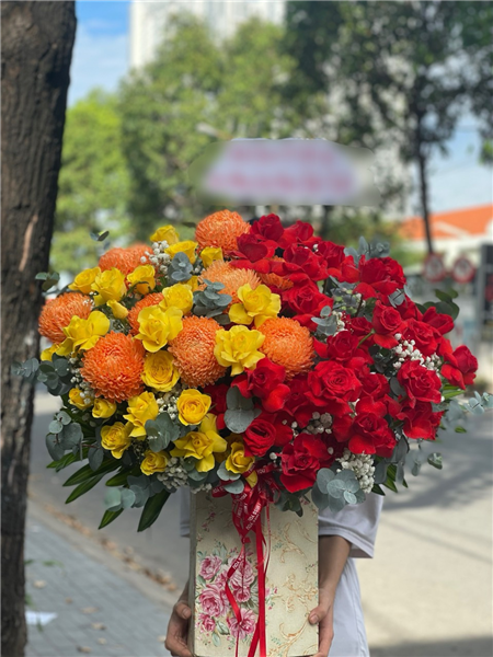 Giỏ hoa sinh nhật 0027