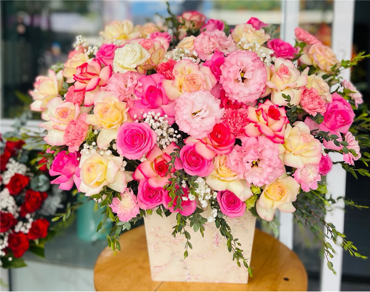 Giỏ hoa sinh nhật 0028