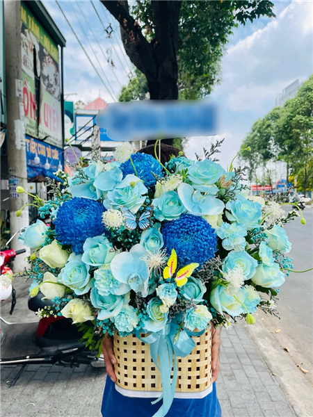 Giỏ hoa sinh nhật 0030