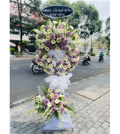 Kệ hoa chia buồn 003